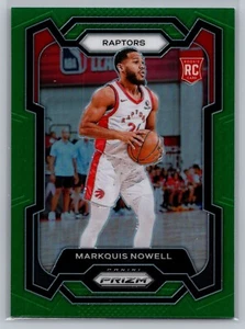 Markquis Nowell Green Prizm Raptors Rookie 2023-24 Panini Prizm Basketball - Picture 1 of 2