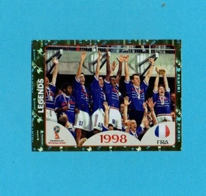RUSSIA 2018 World Cup-PANINI-Figurina n.678-FRANCIA 1998 LEGENDS-NEW BLACK BACK - Imagen 1 de 2