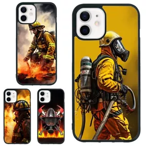 firefighter feuerwehr yellow Unique Cover For Samsung Galaxy Apple iPhone - Picture 1 of 25