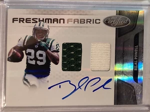 Bilal Powell 2011 Certified Freshman Fabric Autograph #285 Rookie Card Auto /499 - Bild 1 von 1