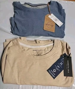 NWT Men Kenneth Cole New York T-Shirt AND Weatherproof Vintage T-Shirt $49 & $44 - Picture 1 of 3