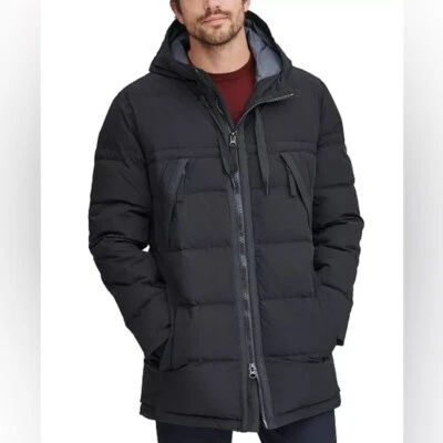 Chaqueta Parka Marc New York Para Hombre F18 Holden Talla Grande Negra Nueva Con Etiquetas Foto 1 de 4