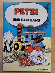 Petzi n.º 21 de 1986 Petzi und Pfaffhans - EXCELENTE Z0 Carlsen Comicheft C & V Hansen - Imagen 1 de 3