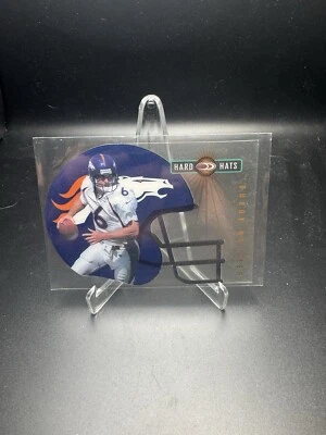 Bubby Brister Broncos 1999 Donruss Hard Hats Die Cut Card 2200/3000 - Image 1 of 2