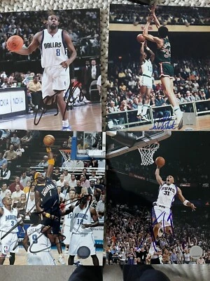 Jermaine O’Neal, Shawn Marion, JoJo White, Anthony Johnson Signed NBA 8x10 Photo - Image 1 of 4