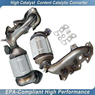 2x Front manifold for Toyota Camry 2002-2006 3.0L Catalytic Converter EPA - Image 1 of 4