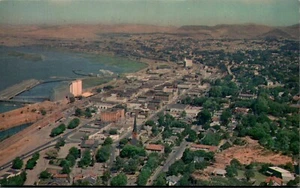 POSTKARTE LUFTBILD DIE DALLES OREGON - Bild 1 von 2