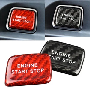 Carbon Fiber Engine Start Stop Button Sticker Cover For Chevrolet Camaro cl - Bild 1 von 12