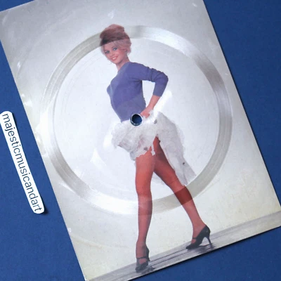 BEAUTIFUL VINTAGE BRIGITTE BARDOT GANG GANG 7" VINYL FLEXI DISC SOUNDCARD RARE - Image 1 of 2