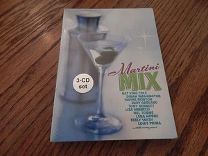 “Martini Mix” w/Nat King Cole, Wayne Newton, Tony Bennett & Others; 3-CDs/New - Imagen 1 de 2