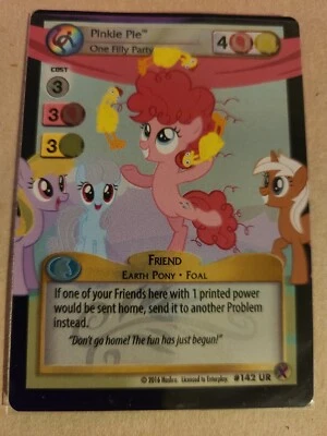 My Little pony Collectible Card Game - Pinkie Pie, One Filly Party - #142 UR - Image 1 of 4