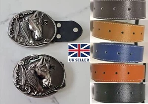 Red Indian Eagle Feather Rodeo Western Belt & Buckle Cowboy Horse Rider - Picture 1 of 17