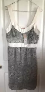 Vintage Cooper St Dress Size 14 Sleeveless Floral Grey Australia New With Tags - Picture 1 of 18