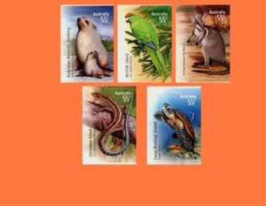 2009 Species At Risk Complete Set of 5 Booklet 55c Stamps MNH - Bild 1 von 1