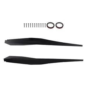 ABS Side Skirt Body Extension Kit for Chevrolet Corvette C8 2020-22 Carbon Look - Picture 1 of 12