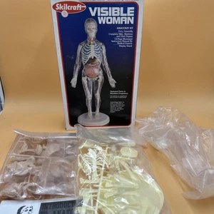 Vintage Skilcraft 74623 The Visible Woman Anatomy Figure Plastic Model Kit - Picture 1 of 7