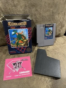 Commando NES Nintendo Cartridge Box Handbuch Original Getestet Capcom - Bild 1 von 13