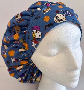 Halloween Peanuts Snoopy Size Large Medical Bouffant Scrub Cap Surgery Hat - Picture 1 of 4