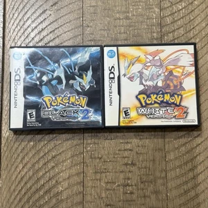 Pokemon Black 2 & White 2Version Authentic Complete In Box Nintendo DS Bundle - Picture 1 of 12
