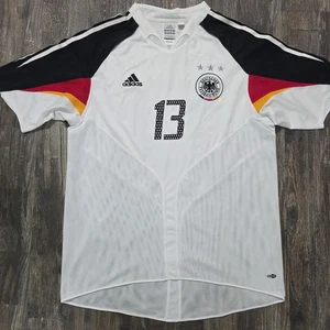 Camiseta de fútbol local Adidas Alemania 2004 Michael Ballack para hombre L UEFA Euro Bayern - Imagen 1 de 9