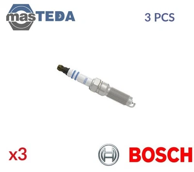 0 242 145 573 ENGINE SPARK PLUG SET PLUGS BOSCH 3PCS FOR FORD FOCUS III,B-MAX 1L - Image 1 of 4
