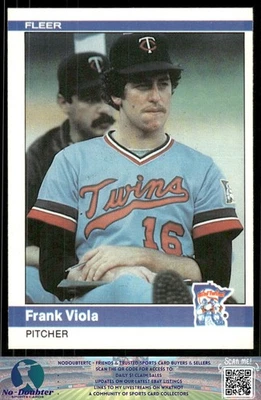 1984 Fleer #575 Frank Viola Minnesota Twins 84FB - Image 1 of 2