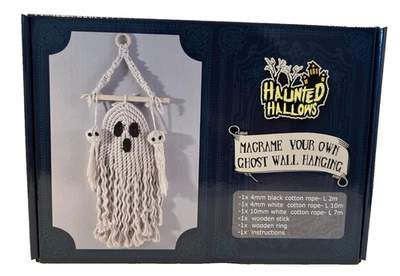 Crea il tuo kit da appendere fantasma macramè - Doni stregati - Gruppo CDS - NUOVO - Immagine 1 di 4