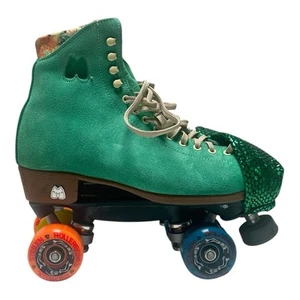 Patines Moxi Lolly Verde Manzana Talla 9, se adapta a mujeres 10-10,5 Bonitas Ruedas - Imagen 1 de 6