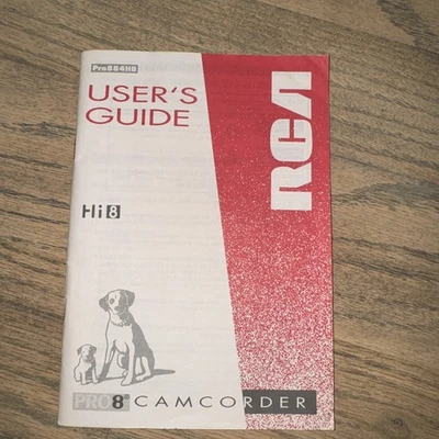 Videocámara RCA Hi8 Pro8 Guía del usuario  Foto 1 de 2