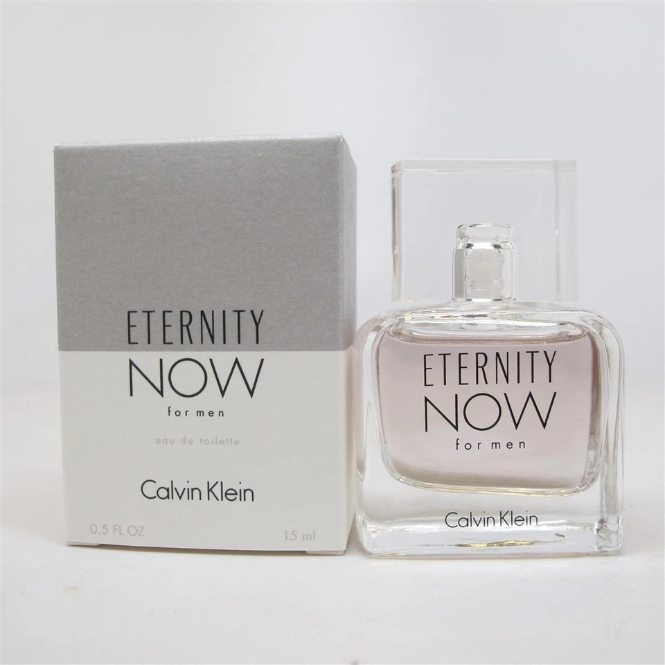 ETERNITY NOW for Men por Calvin Klein 15 ml/0,5 OZ Eau de Toilette Splash Mini Nuevo en caja Foto 1 de 1