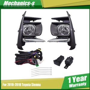 Fog Light Assembly For Toyota Sienna BASE L LE 2018-2019  Right+Left 52030-08030 - Picture 1 of 7