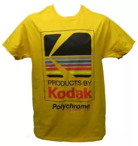 Neu Kodak polychrom Herren Größen S-M-L-XL gelb lizenziertes Shirt - Bild 1 von 6