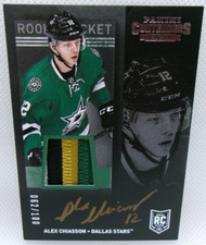 2013-14 PANINI CONTENDERS ROOKIE AUTO JERSEY ALEX CHIASSON 062/100