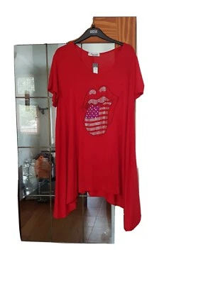 American Country Diamante Top SIZE 20 WOMEN  - Image 1 of 4