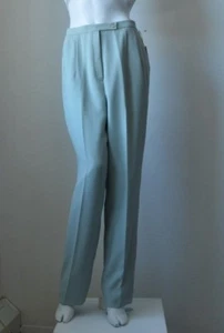 Bill Blass Neu mit Etikett 100 % Polyester Damenhose Salbei Größe 10 - Bild 1 von 5
