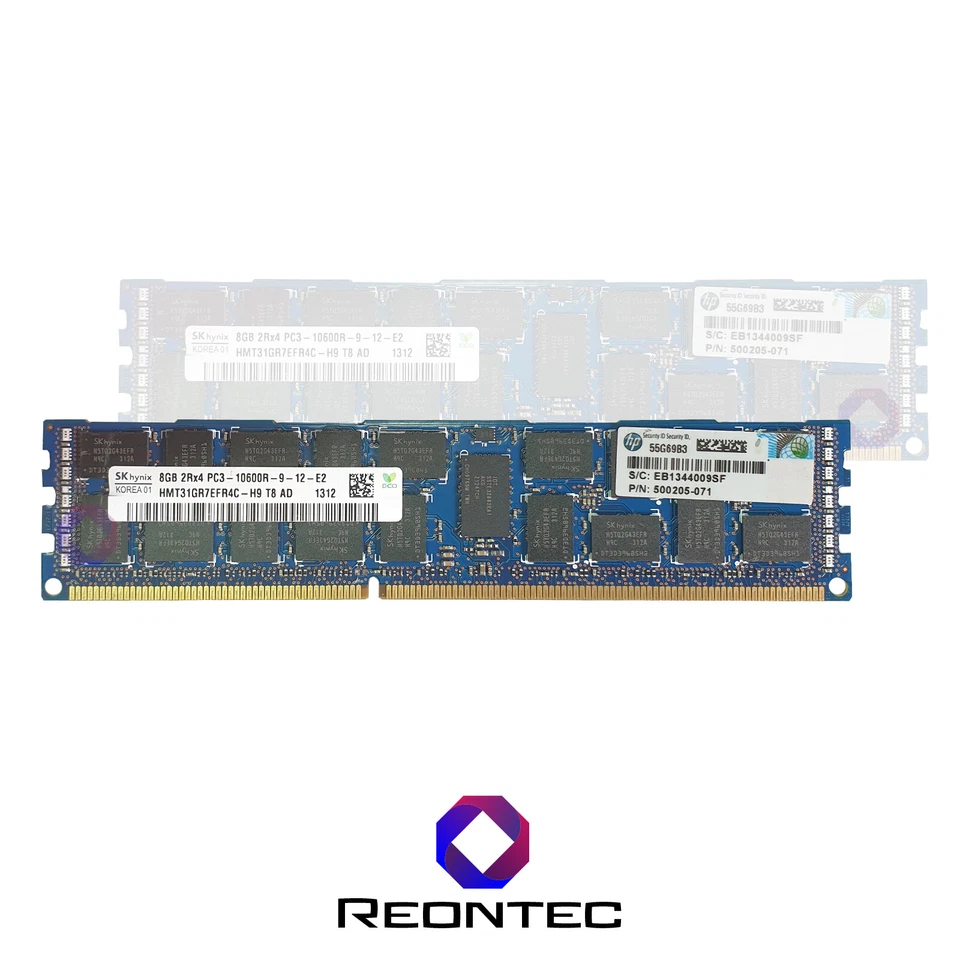 8 Go Serveur Ram SK Hynix PC3 - 10600R DDR3 HMT31GR7EFR4C-H9 2Rx4 - Photo 1/1