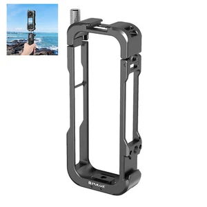 For Insta360 X4 PULUZ Metal Protective Cage Rig Housing Frame with Lens Cover UA - Picture 1 of 12