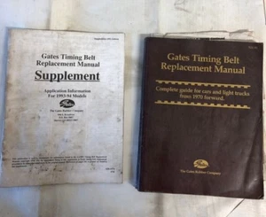 Timing Belt Replacement Manual Complete from 1970 -1992  W/ 93/94 Supplement - Imagen 1 de 7