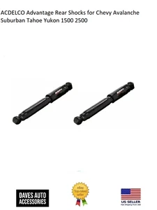ACDELCO Advantage Rear Shocks for Chevy Avalanche Suburban Tahoe Yukon 1500 2500 - Picture 1 of 4