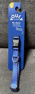 Youly  The Classic Dog Collar Blue Small 1/2”X9-14” NWT - Bild 1 von 9