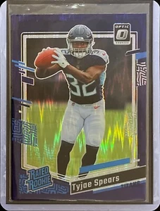 Tyjae Spears - Rated Rookie - 2023 Donruss Optic - Purple Prizm #297 - Bild 1 von 1