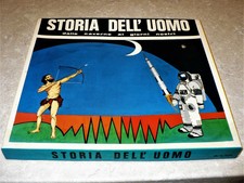 GIOCO DA TAVOLO-LA STORIA DELL'UOMO DALLE CAVERNE AI GIORNI NOSTRI-VINTAGE