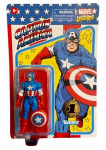 2020 Marvel CAPTAIN AMERICA Unpunched 3.75” 1st Edition Figure (Retro Style) - Picture 1 of 6
