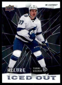 2020-21 Upper Deck Allure Iced Out Yanni Gourde Tampa Bay Lightning #IO12