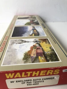 Walthers 932-4802 HO 89' Enclosed Auto Carrier CP Rail #942473 NIB - Picture 1 of 3