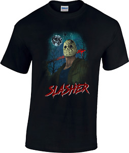 Slasher Jason Inspired  Horror Movie Inspired Funny T Shirt Top Unisex Halloween
