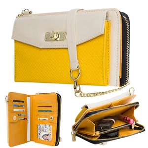 VanGoddy Small Women Leather Phone Cards RFID Wallet Purse Handbag Crossbody Bag - Picture 1 of 8