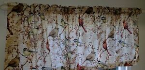 Birds & Berries Valances, Curtains or Swags