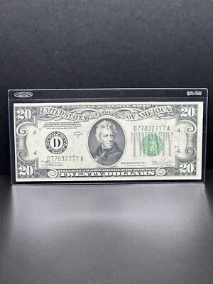 1934C- $20 DOLLARS Bill Nice Piece For Your Collection LEMON SEAL. - Image 1 of 4
