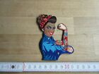 Betty Boop Pin-up We are Strong WASP Patch US Army Rockabilly Nose Art Vintage